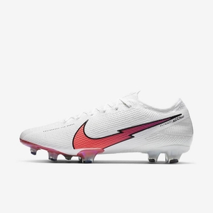 Crampon De Foot Nike Mercurial Vapor 13 Elite FG Blanche 5608-714 White/Hyper Jade/Flash Crimson Femme | GKL-10044948